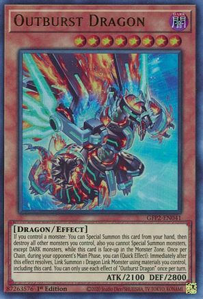 Outburst Dragon [GFP2-EN041] Ultra Rare - Yu-Gi-Oh! - Card Brawlers | Quebec | Canada |