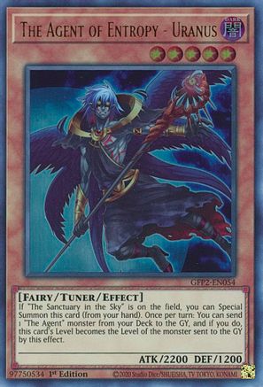 The Agent of Entropy - Uranus [GFP2-EN054] Ultra Rare - Yu-Gi-Oh! - Card Brawlers | Quebec | Canada |