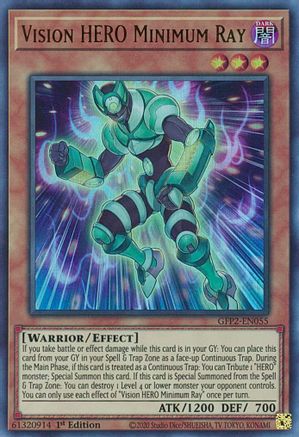 Vision HERO Minimum Ray [GFP2-EN055] Ultra Rare - Yu-Gi-Oh! - Card Brawlers | Quebec | Canada |