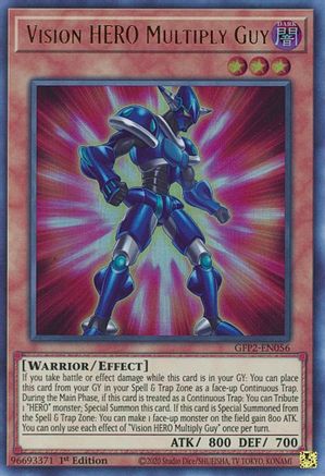 Vision HERO Multiply Guy [GFP2-EN056] Ultra Rare - Yu-Gi-Oh! - Card Brawlers | Quebec | Canada |