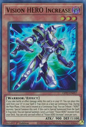 Vision HERO Increase [GFP2-EN057] Ultra Rare - Yu-Gi-Oh! - Card Brawlers | Quebec | Canada |