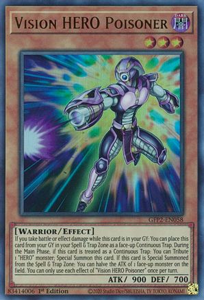 Vision HERO Poisoner [GFP2-EN058] Ultra Rare - Yu-Gi-Oh! - Card Brawlers | Quebec | Canada |