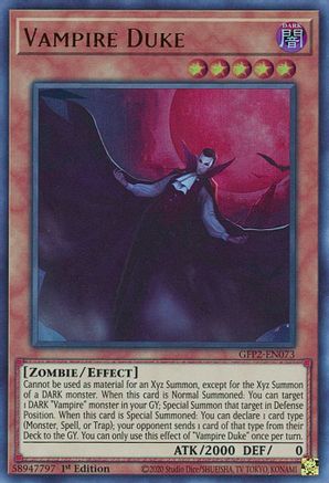 Vampire Duke [GFP2-EN073] Ultra Rare - Yu-Gi-Oh! - Card Brawlers | Quebec | Canada |