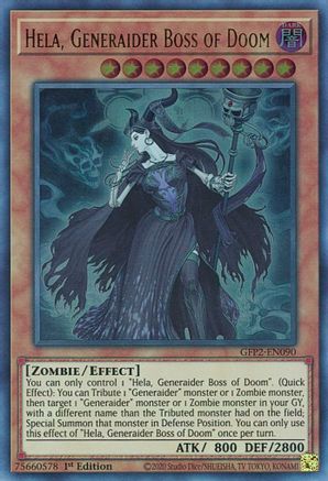 Hela, Generaider Boss of Doom [GFP2-EN090] Ultra Rare - Yu-Gi-Oh! - Card Brawlers | Quebec | Canada |