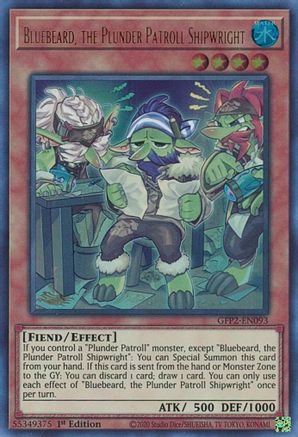 Bluebeard, the Plunder Patroll Shipwright [GFP2-EN093] Ultra Rare - Yu-Gi-Oh! - Card Brawlers | Quebec | Canada |