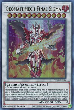 Geomathmech Final Sigma [GFP2-EN134] Ultra Rare - Yu-Gi-Oh! - Card Brawlers | Quebec | Canada |