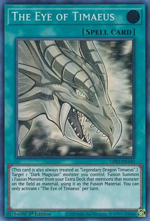 The Eye of Timaeus [GFP2-EN183] Ghost Rare - Yu-Gi-Oh! - Card Brawlers | Quebec | Canada |