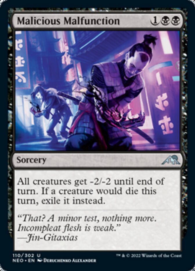 Malicious Malfunction [Kamigawa: Neon Dynasty] - Magic: The Gathering - Card Brawlers | Quebec | Canada |