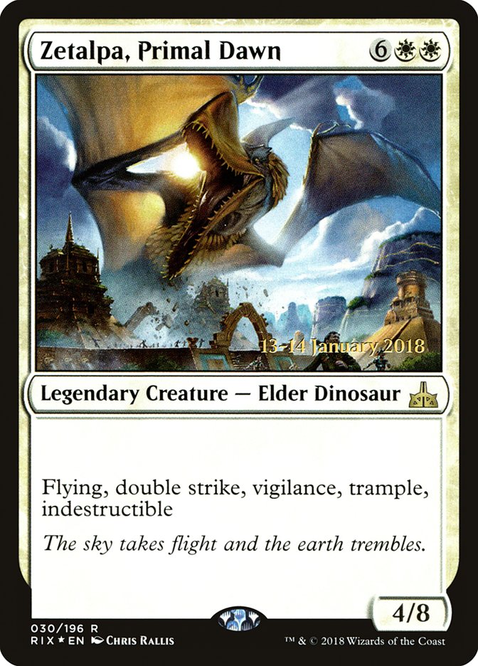 Zetalpa, Primal Dawn [Rivals of Ixalan Prerelease Promos] - Magic: The Gathering - Card Brawlers | Quebec | Canada |