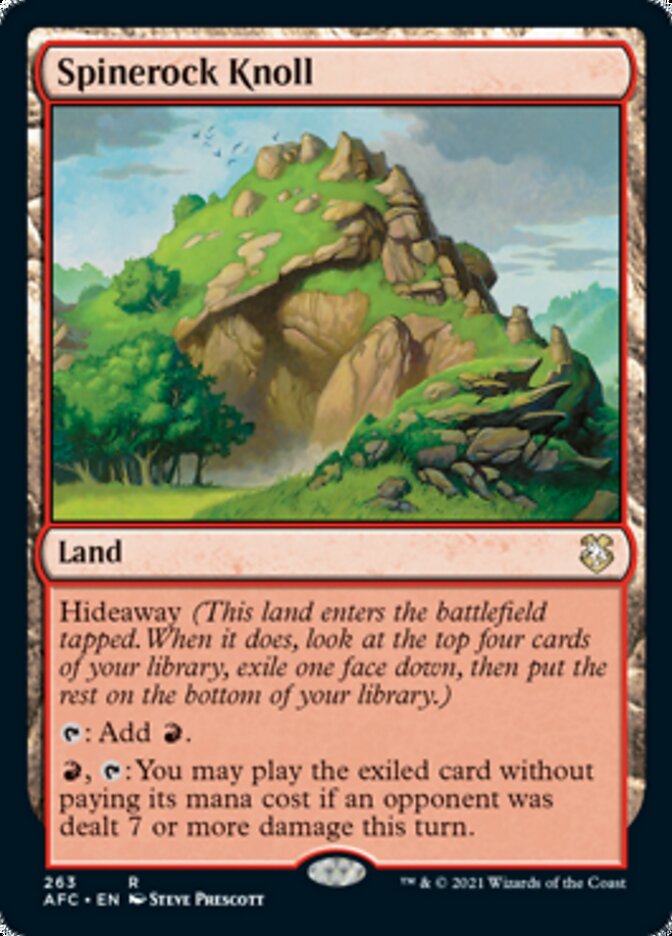 Spinerock Knoll [Dungeons & Dragons: Adventures in the Forgotten Realms Commander] - Magic: The Gathering - Card Brawlers | Quebec | Canada |