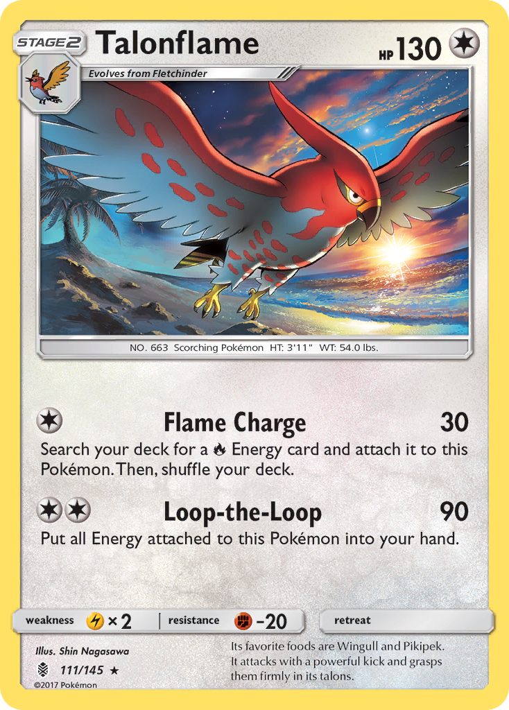 Talonflame (111/145) [Sun & Moon: Guardians Rising] - Pokémon - Card Brawlers | Quebec | Canada |