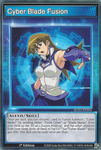Cyber Blade Fusion [SGX1-ENS05] Common - Yu-Gi-Oh! - Card Brawlers | Quebec | Canada |