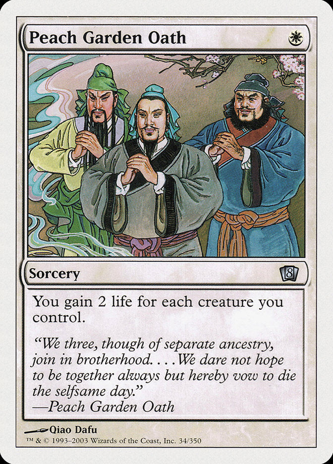Peach Garden Oath [Eighth Edition] - Magic: The Gathering - Card Brawlers | Quebec | Canada |