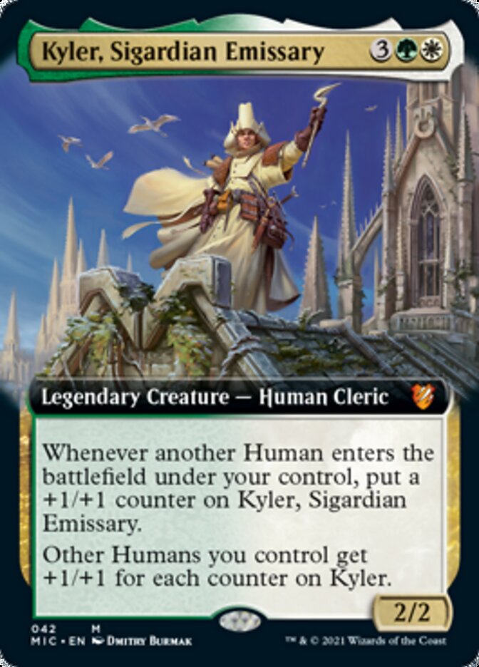 Kyler, Sigardian Emissary (Extended Art) [Innistrad: Midnight Hunt Commander] - Magic: The Gathering - Card Brawlers | Quebec | Canada |