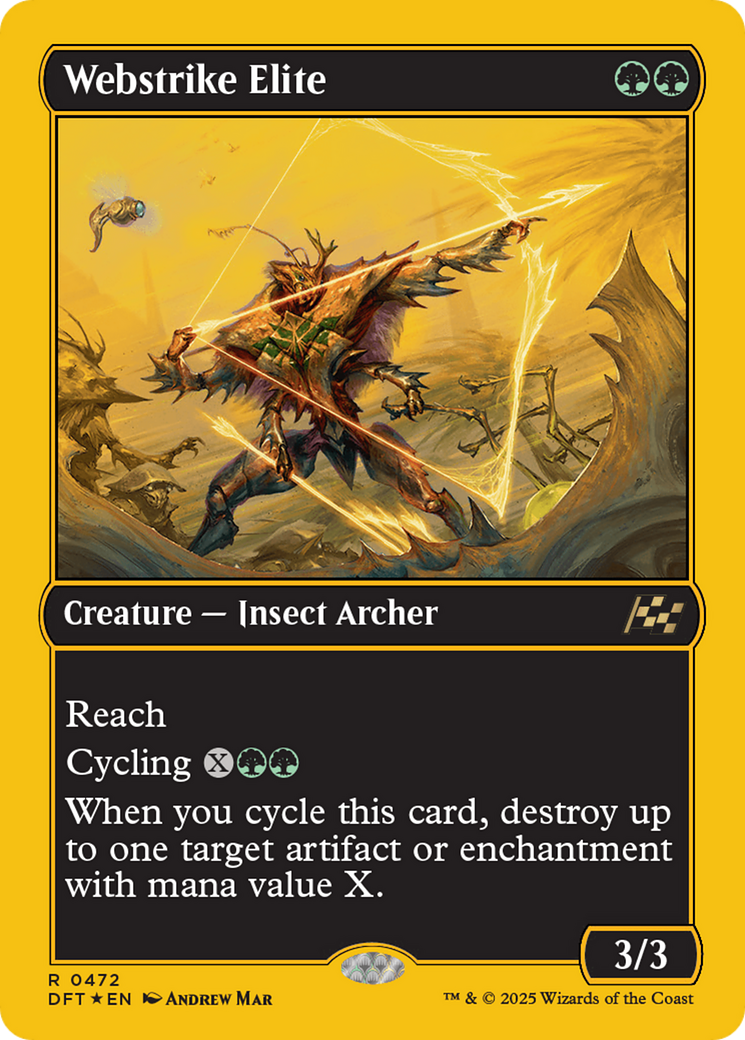 Webstrike Elite (First-Place Foil) [Aetherdrift] - Magic: The Gathering - Card Brawlers | Quebec | Canada |