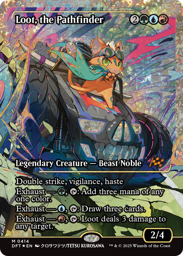 Loot, the Pathfinder (Showcase) (Fracture Foil) [Aetherdrift] - Magic: The Gathering - Card Brawlers | Quebec | Canada |