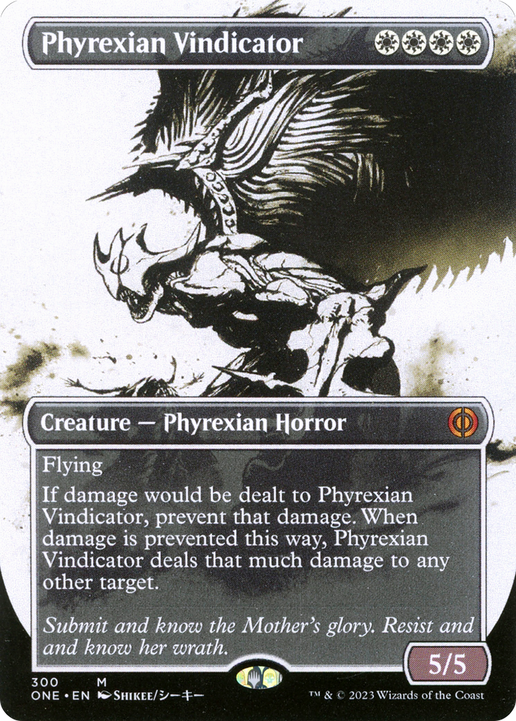Phyrexian Vindicator (Borderless Ichor) [Phyrexia: All Will Be One] - Magic: The Gathering - Card Brawlers | Quebec | Canada |