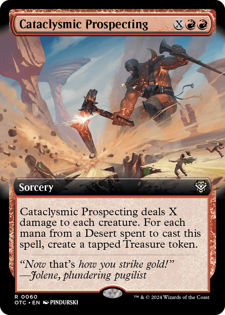 Cataclysmic Prospecting (Extended Art) [Outlaws of Thunder Junction Commander] - Magic: The Gathering - Card Brawlers | Quebec | Canada |