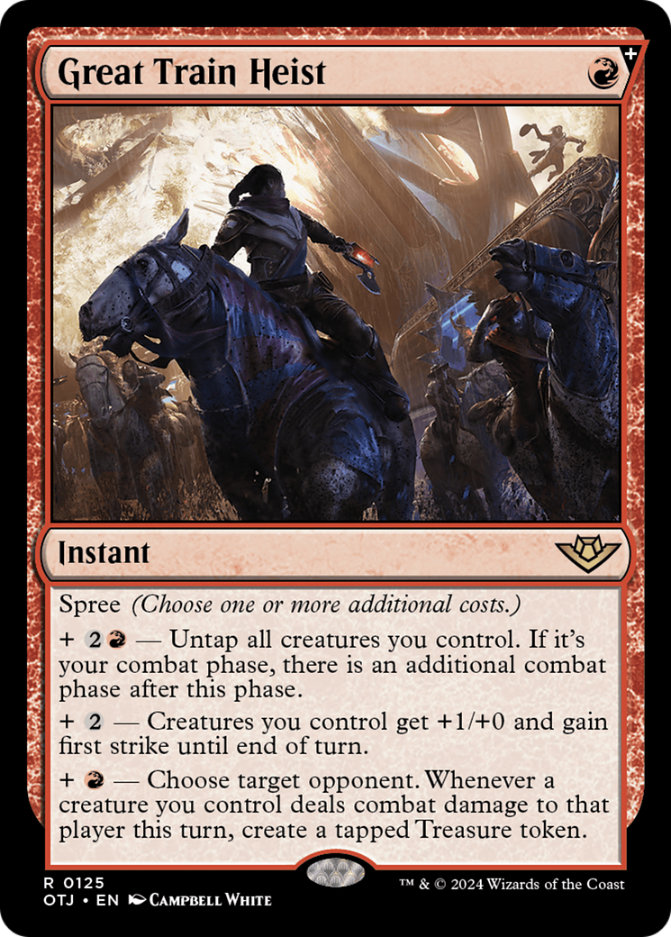Great Train Heist [Outlaws of Thunder Junction] - Magic: The Gathering - Card Brawlers | Quebec | Canada |