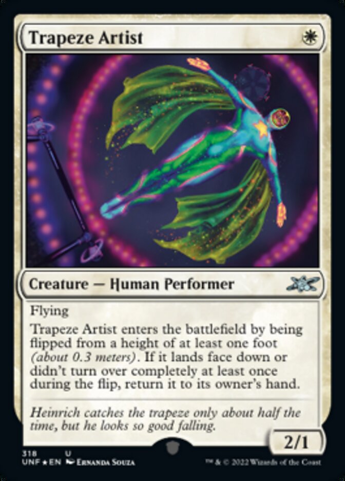 Trapeze Artist (Galaxy Foil) [Unfinity] - Magic: The Gathering - Card Brawlers | Quebec | Canada |