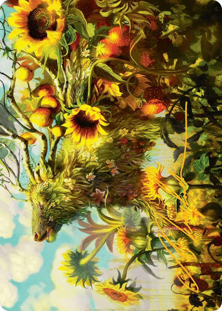 Beza, the Bounding Spring Art Card (Gold-Stamped Signature) [Bloomburrow Art Series] - Magic: The Gathering - Card Brawlers | Quebec | Canada |