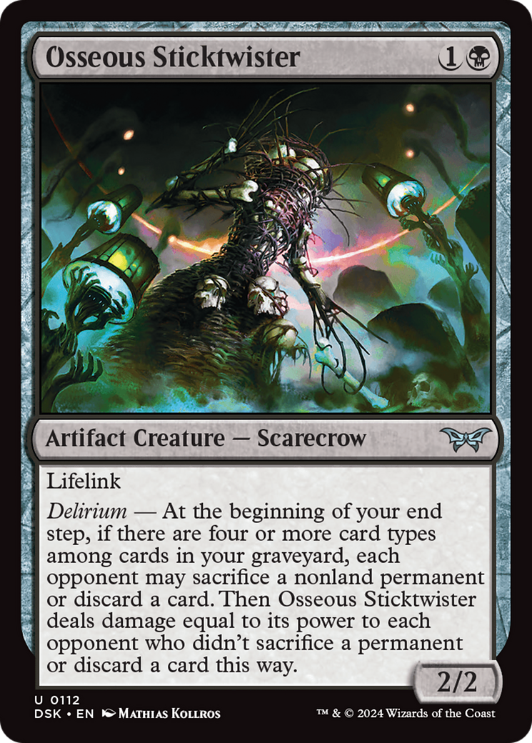 Osseous Sticktwister [Duskmourn: House of Horror] - Magic: The Gathering - Card Brawlers | Quebec | Canada |