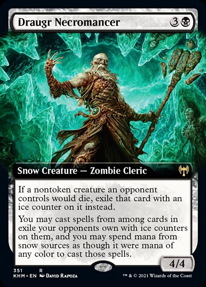 Draugr Necromancer (Extended Art) [Kaldheim] - Magic: The Gathering - Card Brawlers | Quebec | Canada |