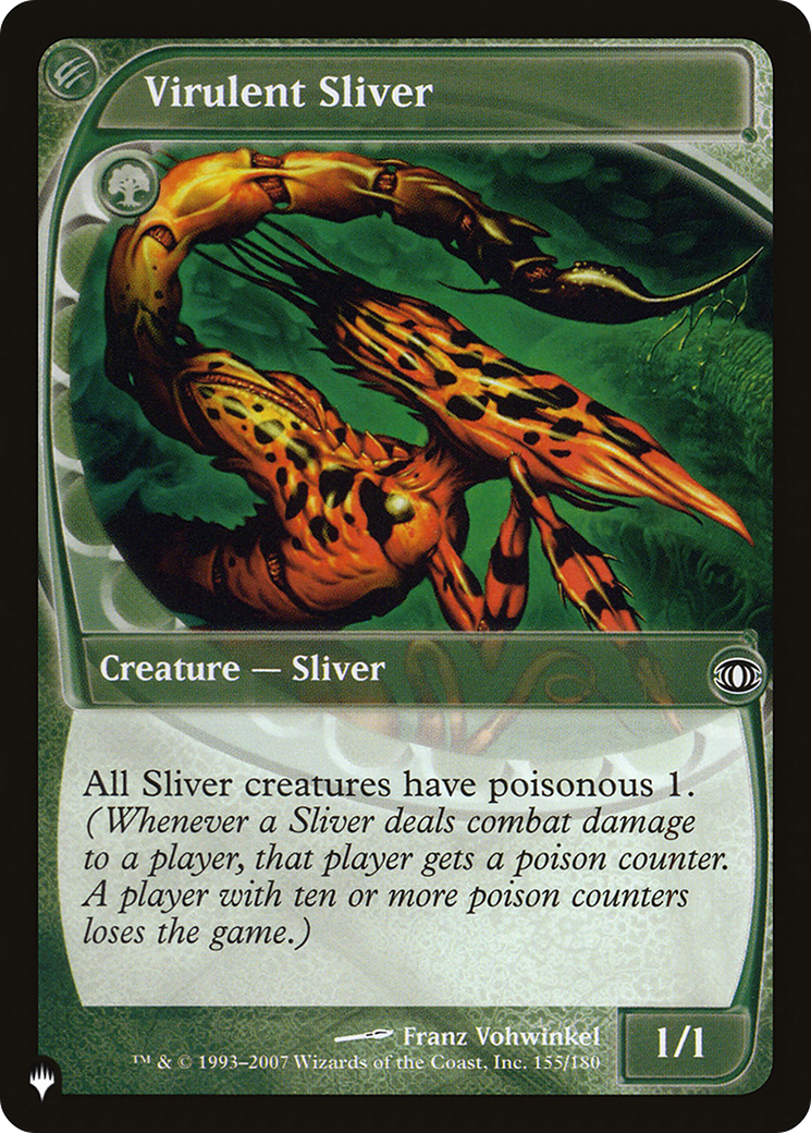 Virulent Sliver [The List] - Magic: The Gathering - Card Brawlers | Quebec | Canada |