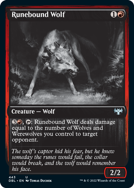 Runebound Wolf [Innistrad: Double Feature] - Magic: The Gathering - Card Brawlers | Quebec | Canada |