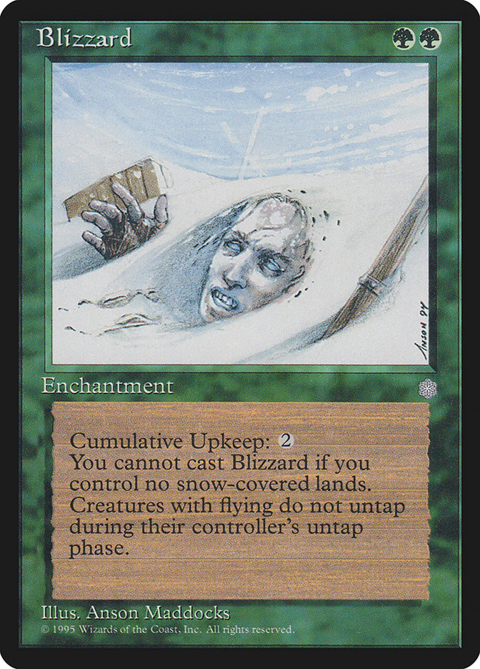 Blizzard [Ice Age] - Magic: The Gathering - Card Brawlers | Quebec | Canada |