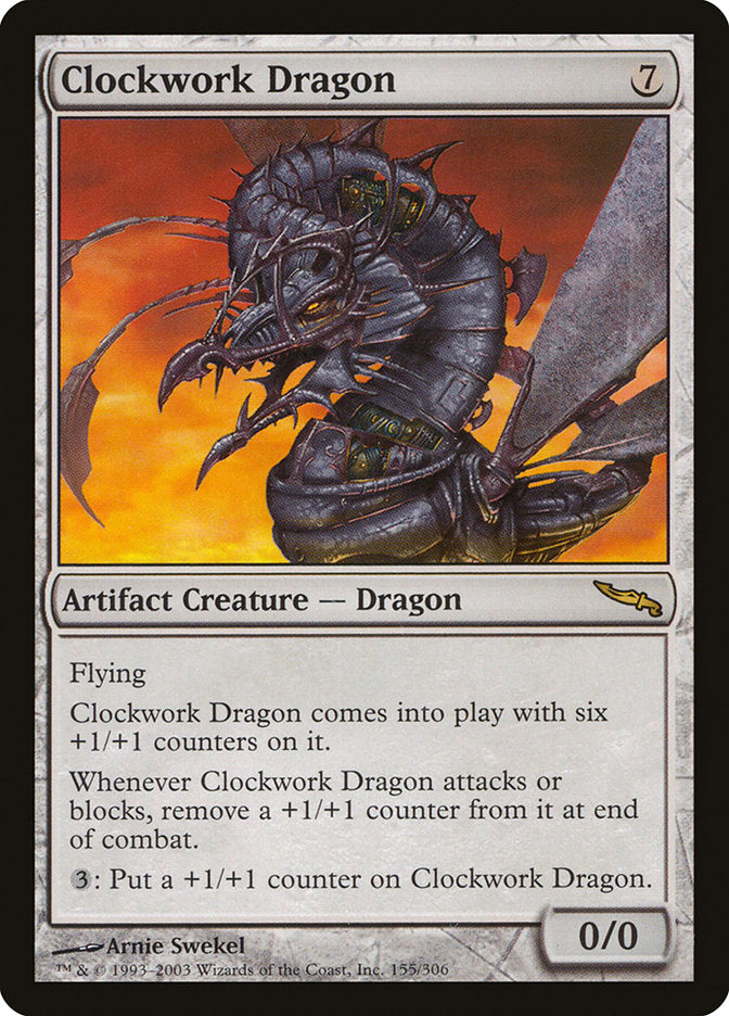 Clockwork Dragon [Mirrodin] - Magic: The Gathering - Card Brawlers | Quebec | Canada |