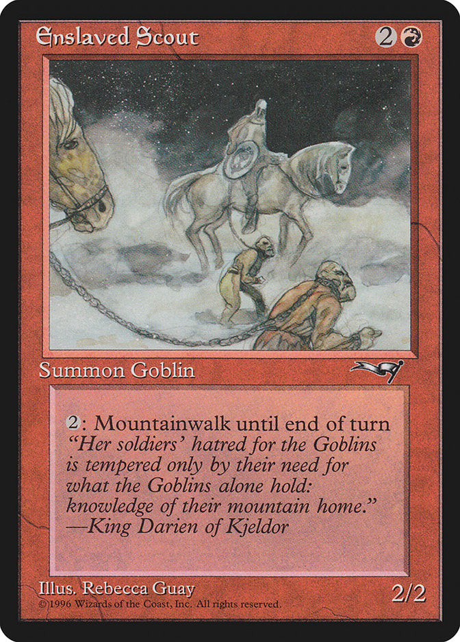Enslaved Scout (Horse Art) [Alliances] - Magic: The Gathering - Card Brawlers | Quebec | Canada |
