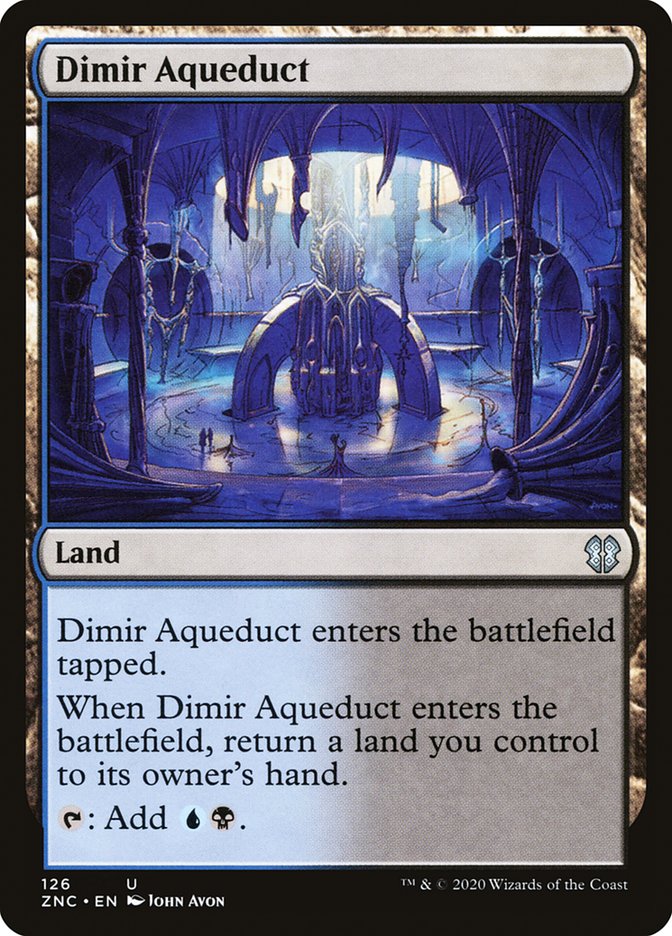 Dimir Aqueduct [Zendikar Rising Commander] - Magic: The Gathering - Card Brawlers | Quebec | Canada |