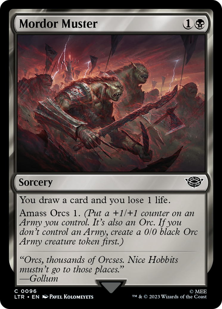 Mordor Muster [The Lord of the Rings: Tales of Middle-Earth] - Magic: The Gathering - Card Brawlers | Quebec | Canada |
