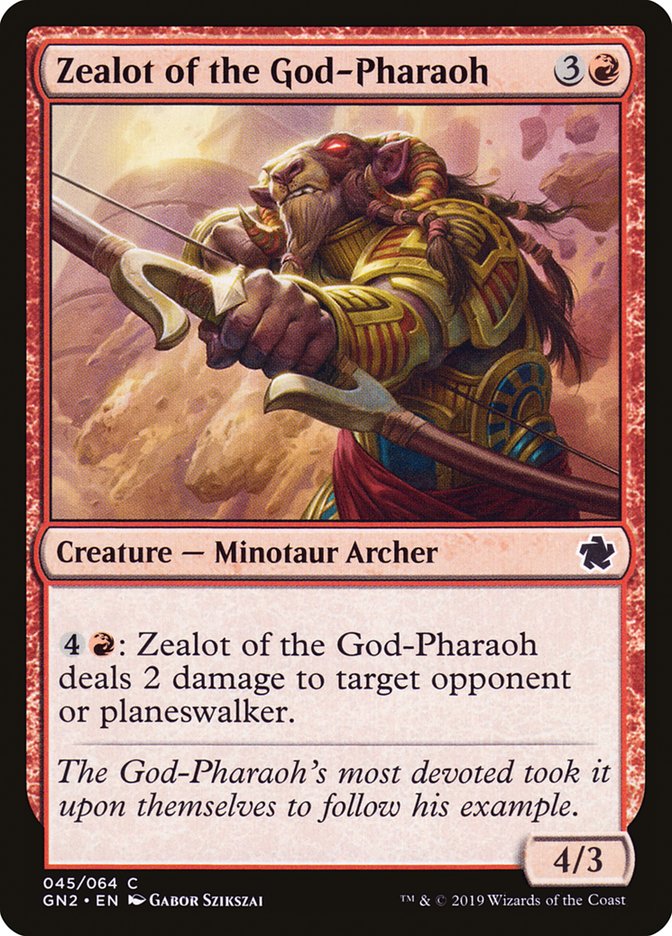 Zealot of the God-Pharaoh [Game Night 2019] - Magic: The Gathering - Card Brawlers | Quebec | Canada |