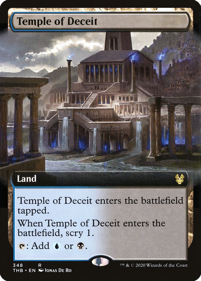 Temple of Deceit (Extended Art) [Theros Beyond Death] - Magic: The Gathering - Card Brawlers | Quebec | Canada |