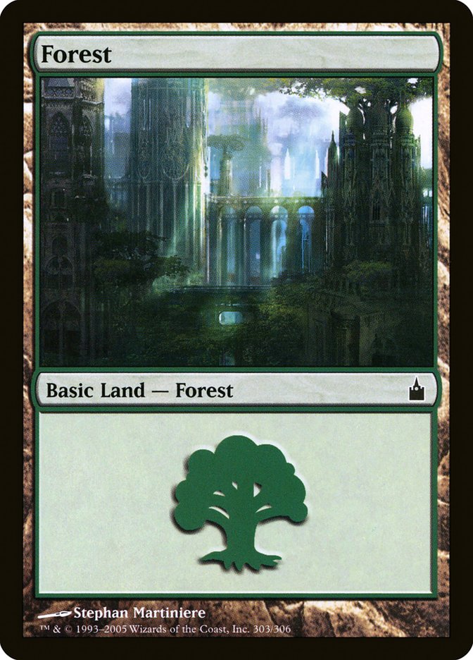 Forest (303) [Ravnica: City of Guilds] - Magic: The Gathering - Card Brawlers | Quebec | Canada |