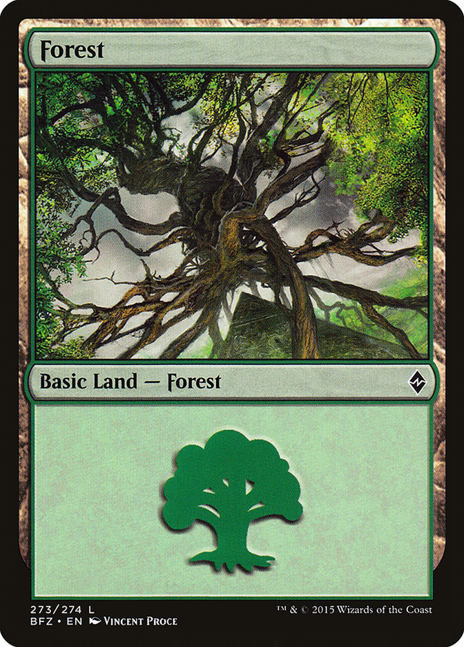 Forest (273) [Battle for Zendikar] - Magic: The Gathering - Card Brawlers | Quebec | Canada |