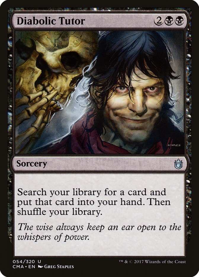 Diabolic Tutor [Commander Anthology] - Magic: The Gathering - Card Brawlers | Quebec | Canada |