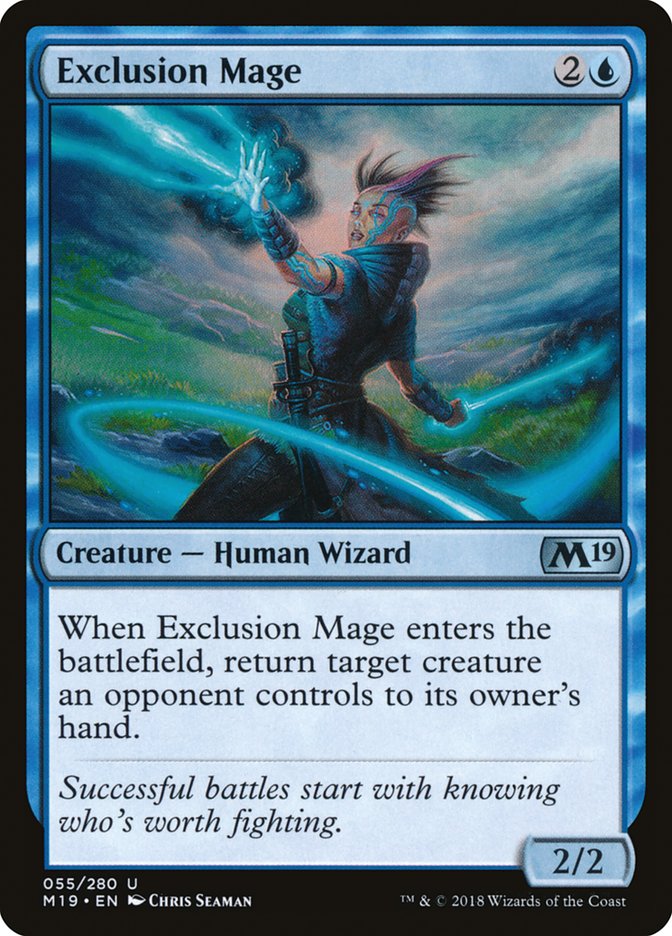 Exclusion Mage [Core Set 2019] - Magic: The Gathering - Card Brawlers | Quebec | Canada |