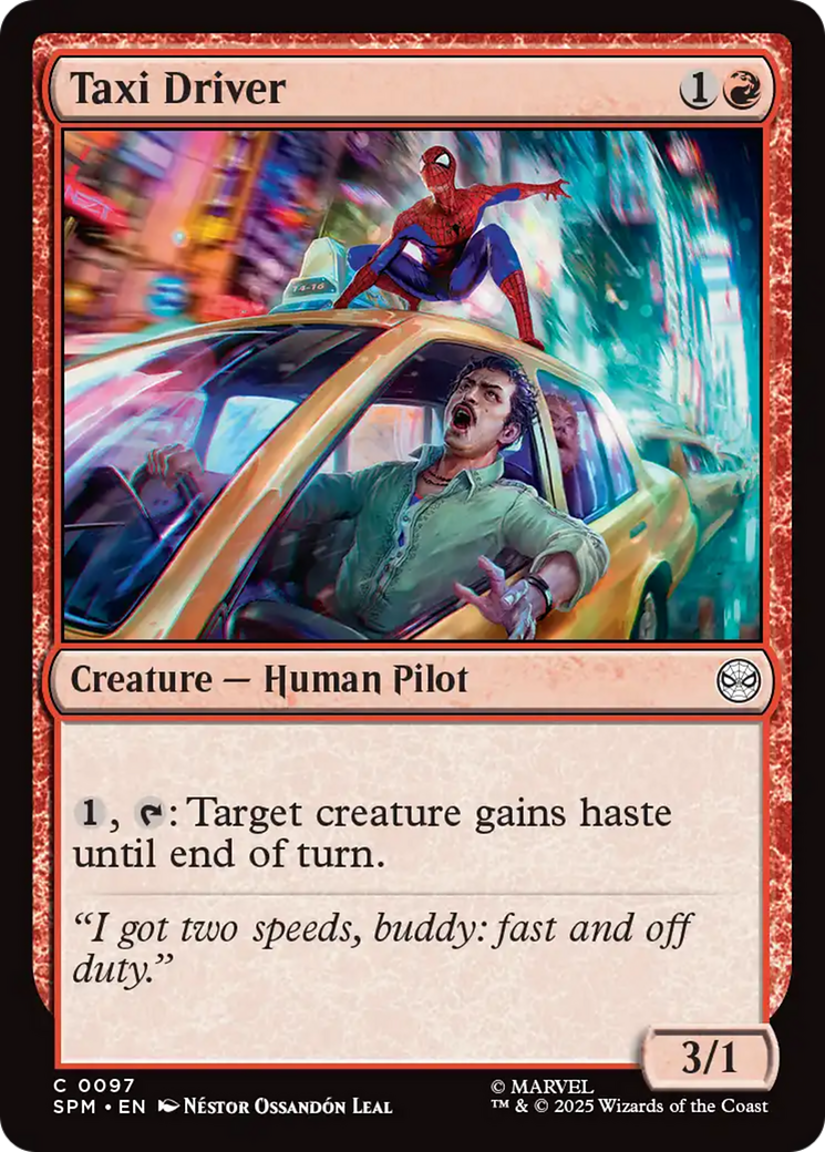 Taxi Driver [Marvel's Spider-Man] - Magic: The Gathering - Card Brawlers | Quebec | Canada |