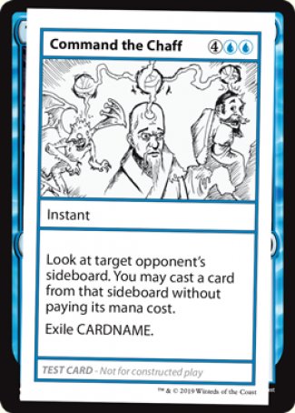 Command the Chaff (2021 Edition) [Mystery Booster Playtest Cards] - Magic: The Gathering - Card Brawlers | Quebec | Canada |