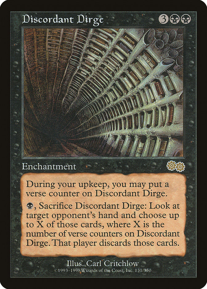 Discordant Dirge [Urza's Saga] - Magic: The Gathering - Card Brawlers | Quebec | Canada |