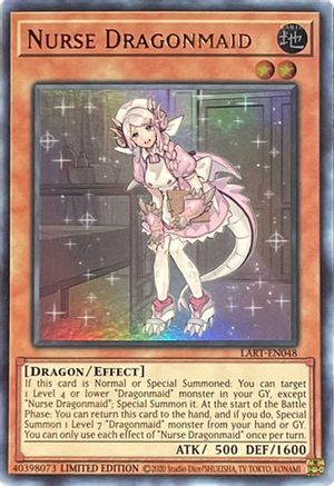 Nurse Dragonmaid [LART-EN048] Ultra Rare - Yu-Gi-Oh! - Card Brawlers | Quebec | Canada |