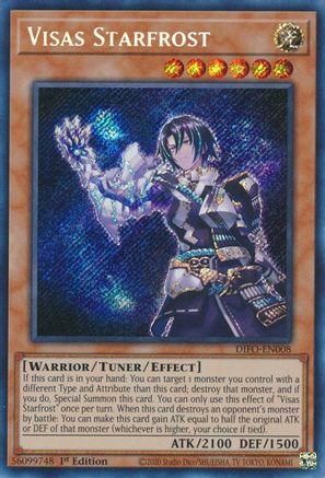 Visas Starfrost [DIFO-EN008] Secret Rare - Yu-Gi-Oh! - Card Brawlers | Quebec | Canada |