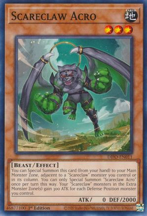 Scareclaw Acro [DIFO-EN011] Common - Yu-Gi-Oh! - Card Brawlers | Quebec | Canada |