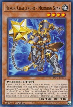 Heroic Challenger - Morning Star [DIFO-EN016] Common - Yu-Gi-Oh! - Card Brawlers | Quebec | Canada |