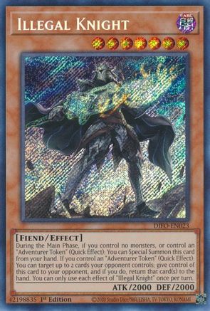 Illegal Knight [DIFO-EN023] Secret Rare - Yu-Gi-Oh! - Card Brawlers | Quebec | Canada |