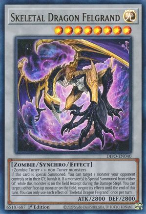 Skeletal Dragon Felgrand [DIFO-EN040] Ultra Rare - Yu-Gi-Oh! - Card Brawlers | Quebec | Canada |