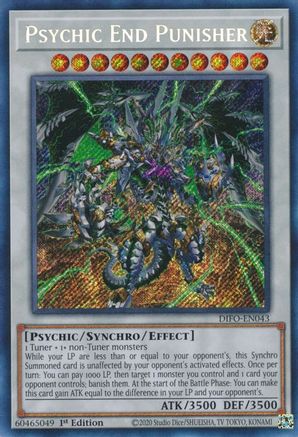 Psychic End Punisher [DIFO-EN043] Secret Rare - Yu-Gi-Oh! - Card Brawlers | Quebec | Canada |